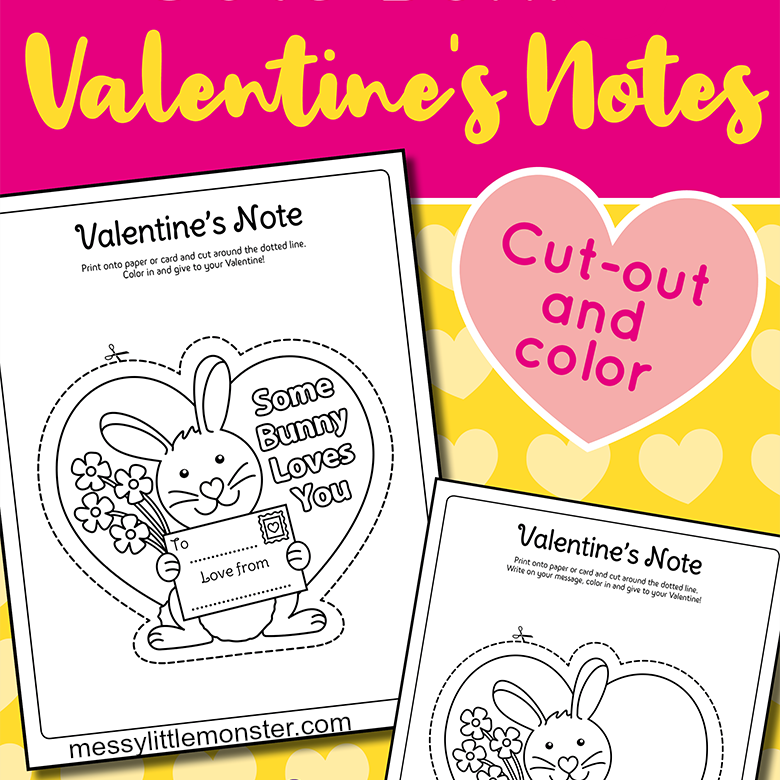 Some bunny loves you printable valentine cards