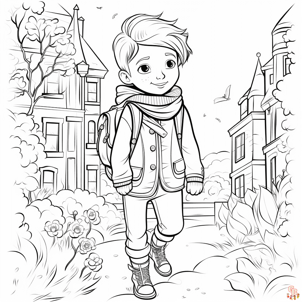 Printable person coloring pages free for kids and adults