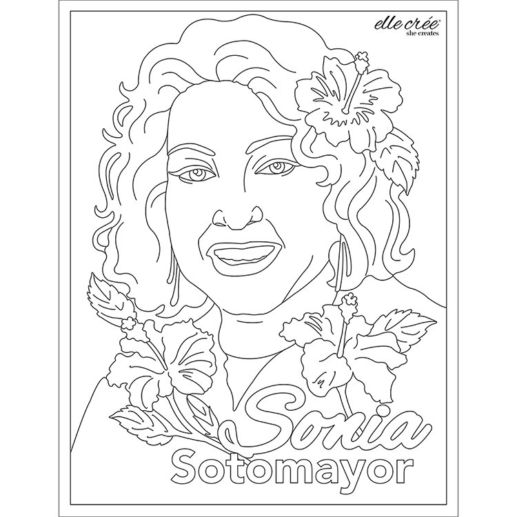 Free coloring pages for adults â elle crãe she creates