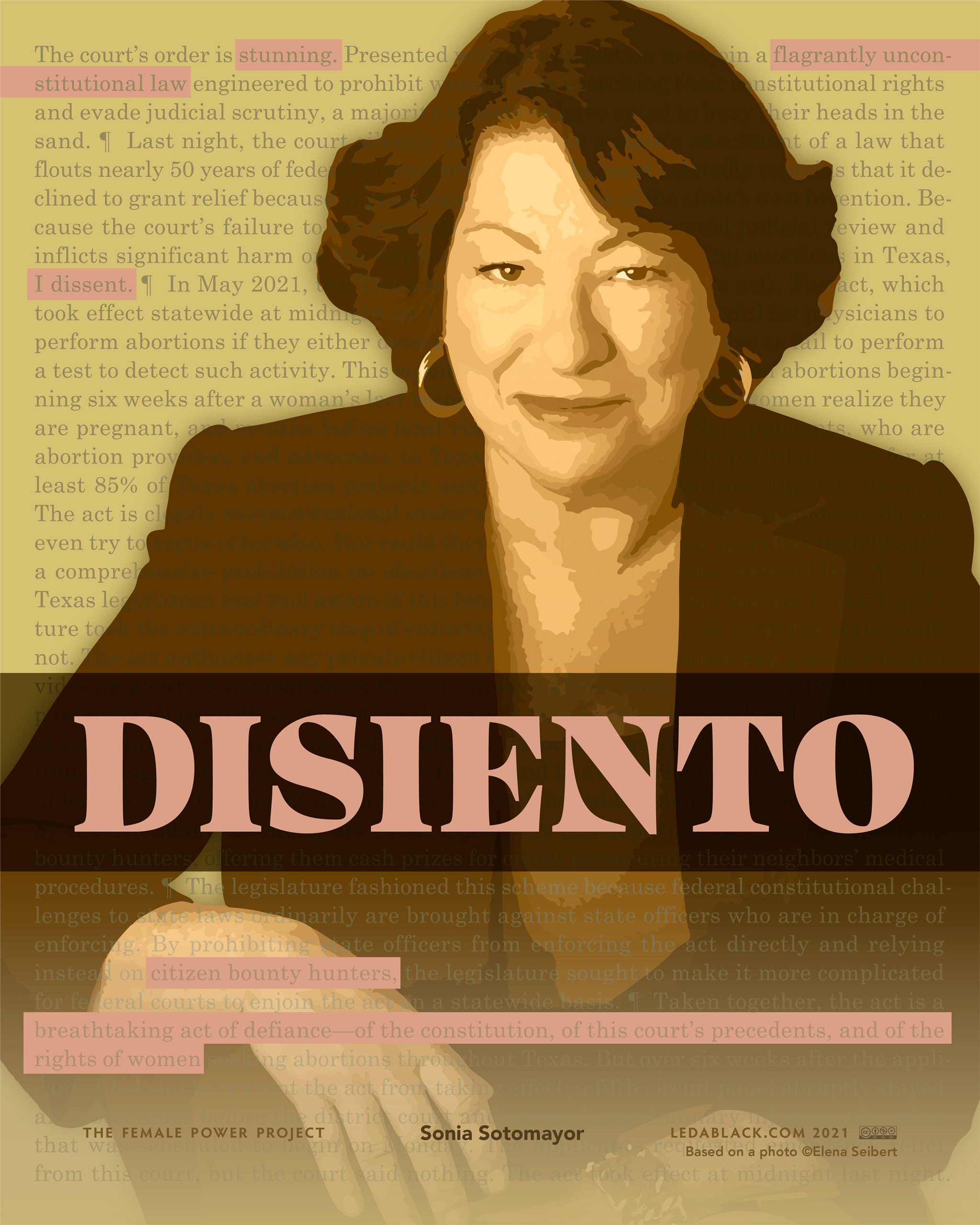 Sonia sotomayor art