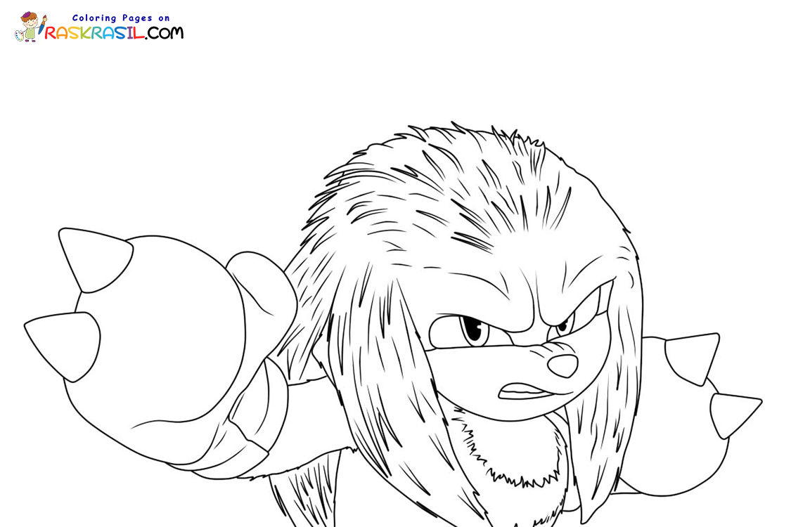 Sonic the hedgehog coloring pages