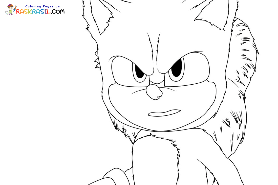 Sonic the hedgehog coloring pages