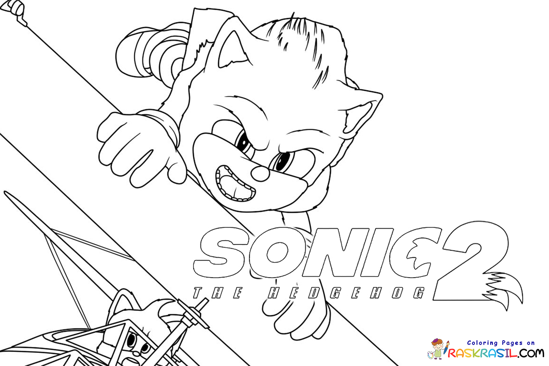 Sonic the hedgehog coloring pages