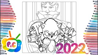 Sonic the hedgehog coloring pagessonic in the ovie poster coloring elektronoia