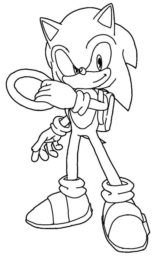 Free printable super fast sonic coloring pages by coloringfold on