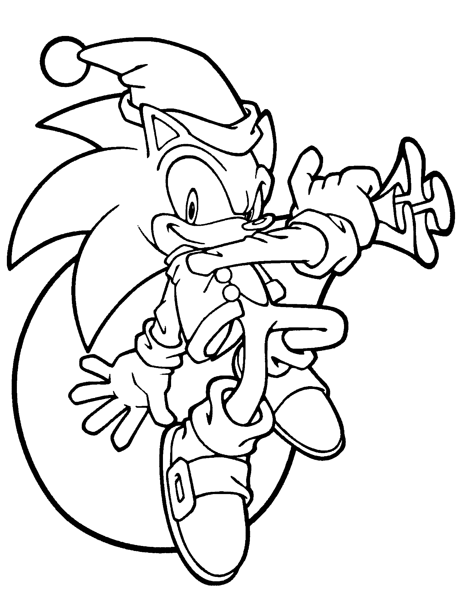 Printable sonic coloring pages pdf