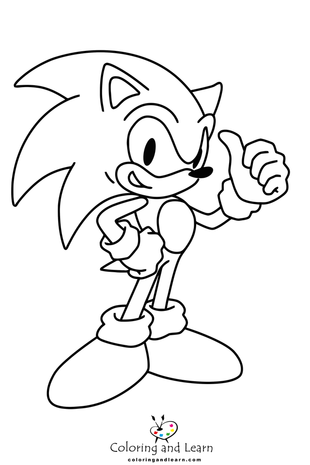 Free printable sonic coloring pages rsonicthehedgehog