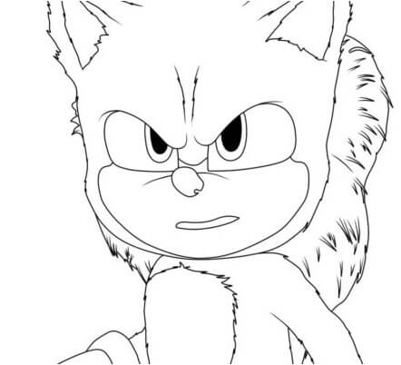 Sonic the hedgehog coloring pages