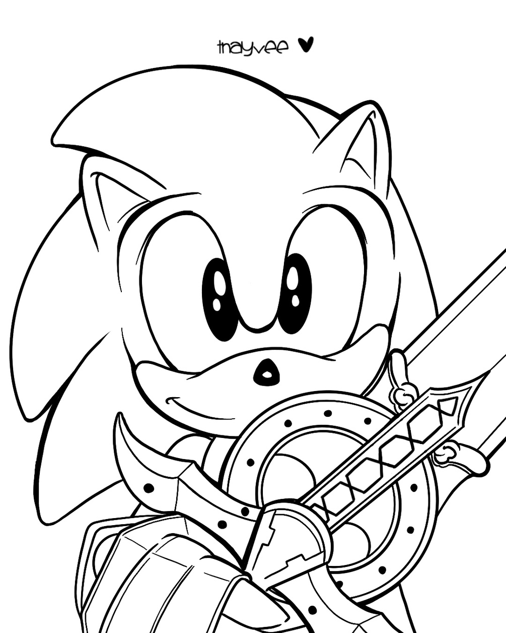 Sonic th anniversary challenge coloring pages