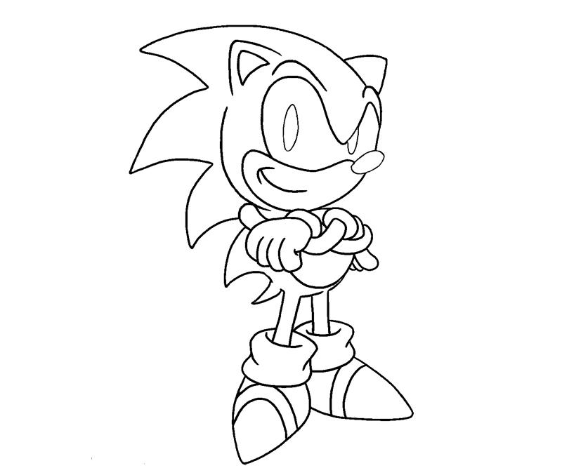 Sonic coloring crafty teenager