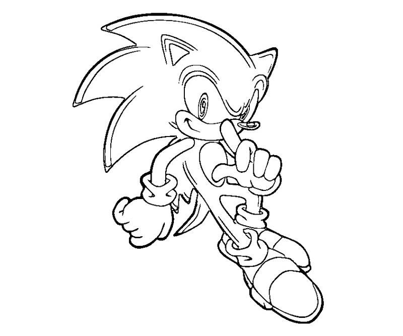 Sonic coloring crafty teenager