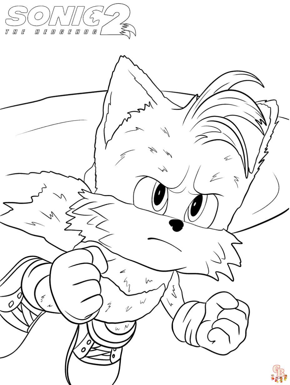 Sonic the hedgehog coloring pages free