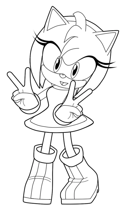 Ðï sonic amy rose peace