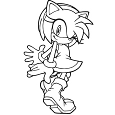 Sonic the hedgehog coloring pages