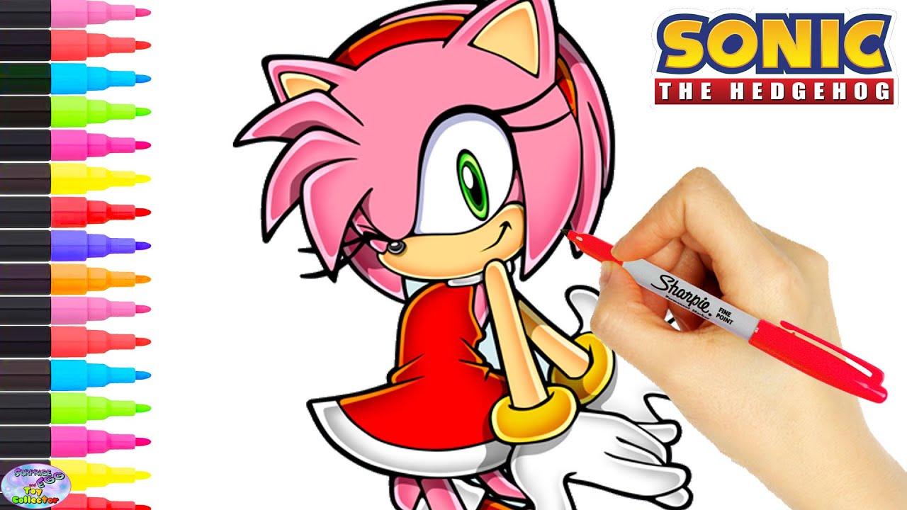 Sonic the hedgehog coloring book