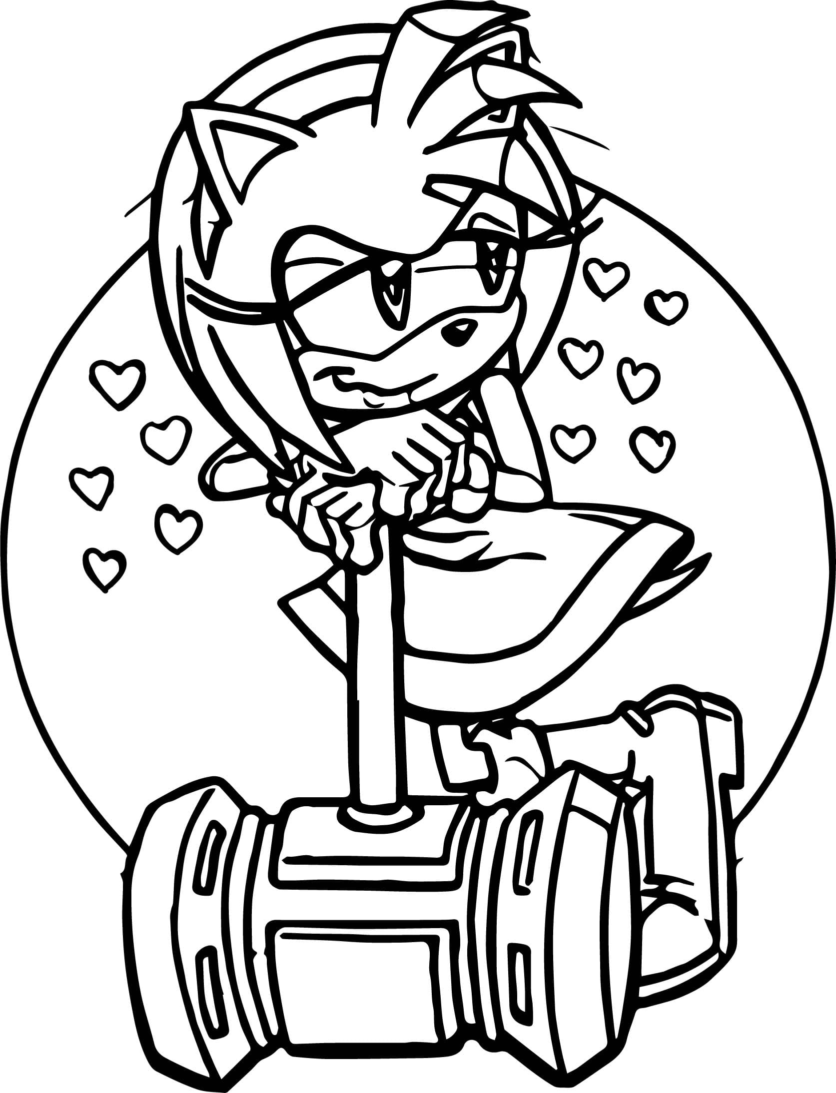 Amy rose coloring pages wonder day â coloring pages for children and adults