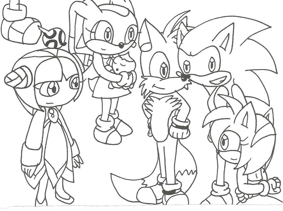 Color the sonic and friends by cmara on