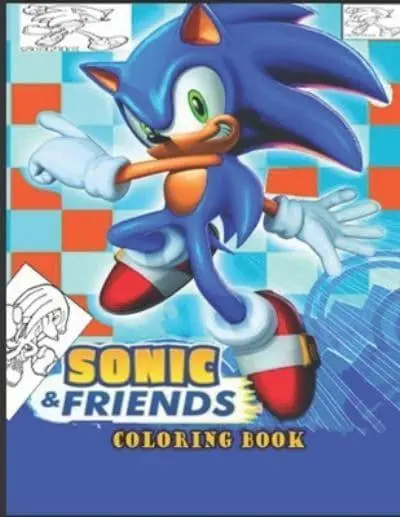 Sonic friends loring book loring mic cartoon network blackwells