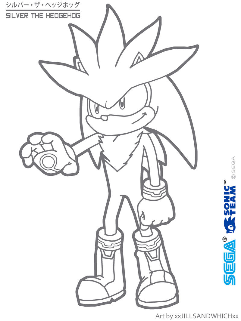 Silver colouring page by xrubimalonex on