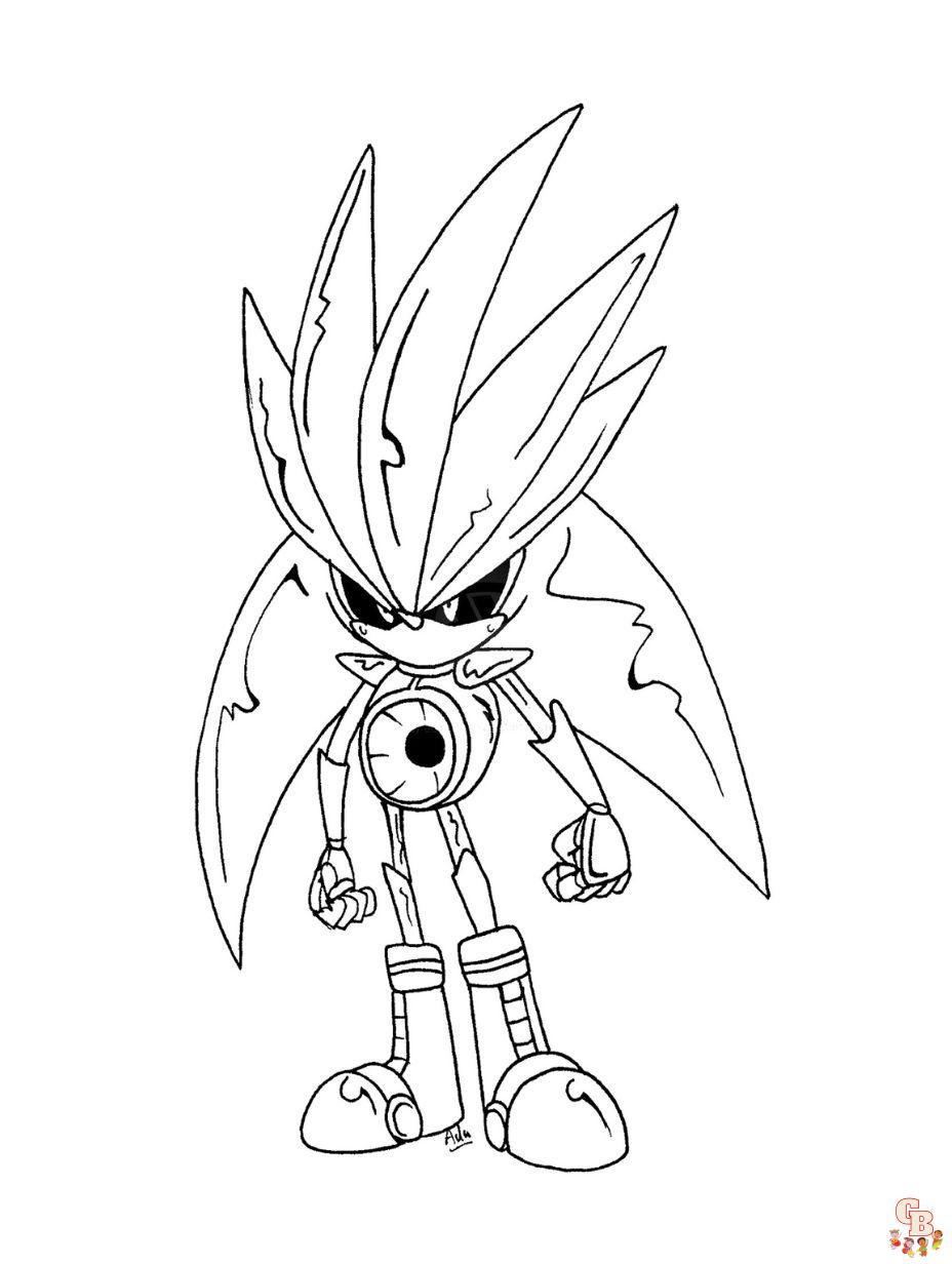 Sonic the hedgehog coloring pages free