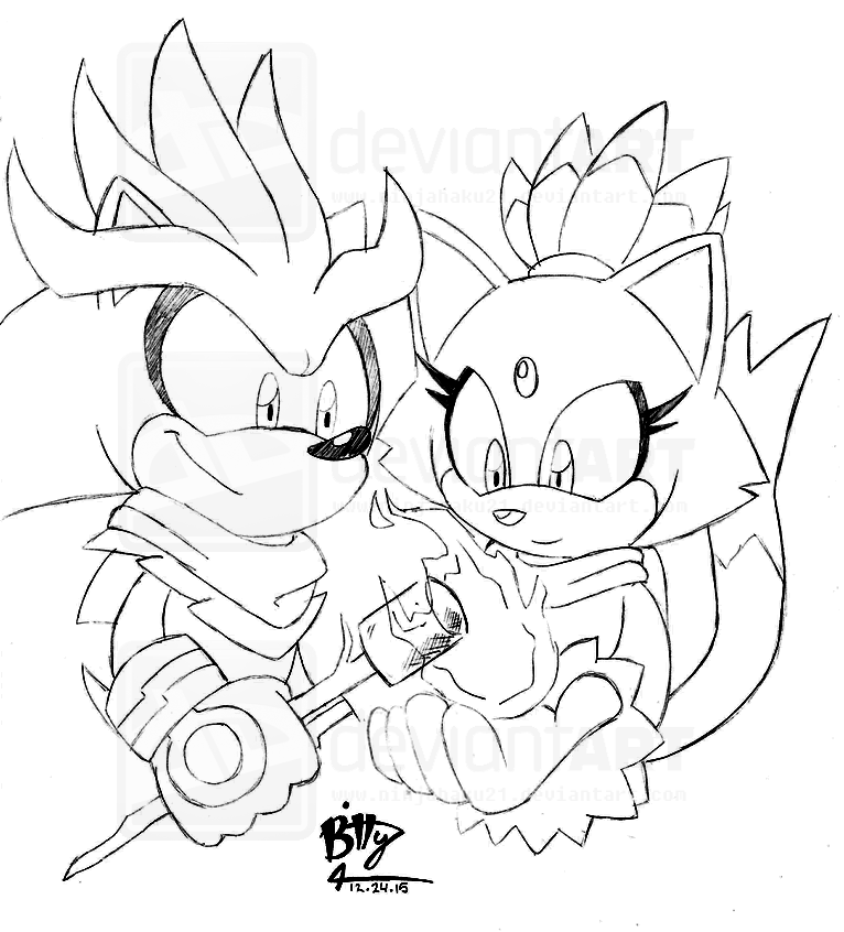 Ninjahakuart on x another quick sketch d silver and blaze sonic archie sega silver blaze httpstcodcqidodcbq x