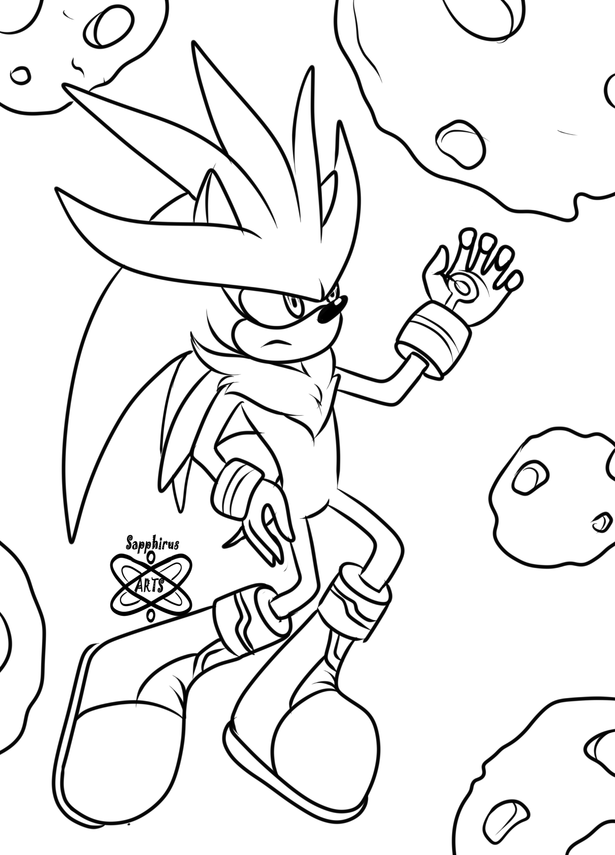 Silver the hedgehog wip â