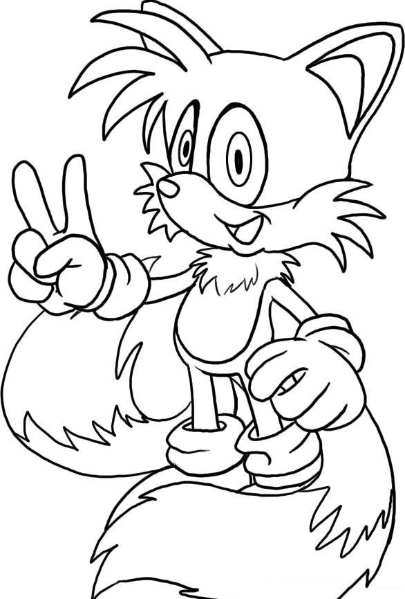 Free printable sonic the hedgehog coloring pages for kids