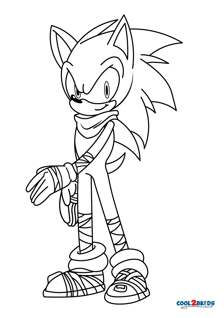 Free printable sonic boom coloring pages for kids