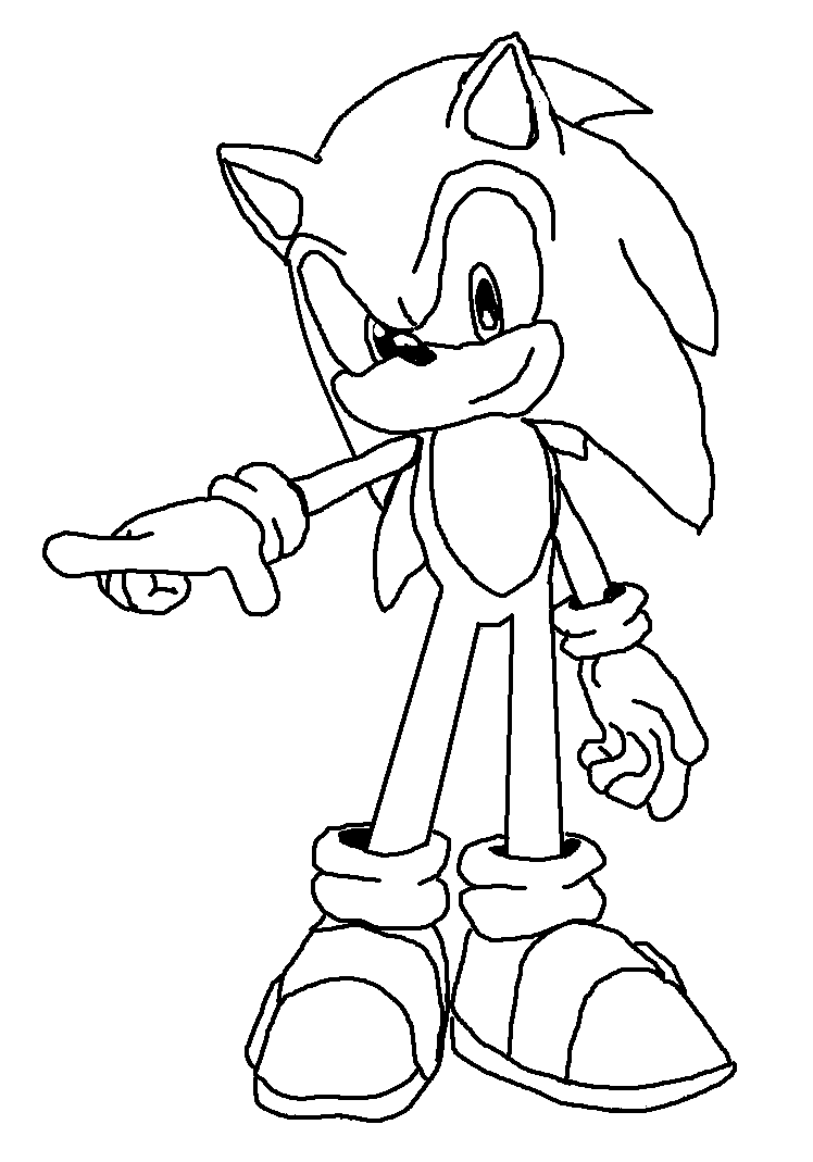 Free printable sonic the hedgehog coloring pages for kids