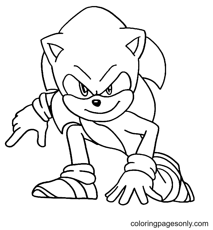 Sonic the hedgehog coloring pages printable for free download