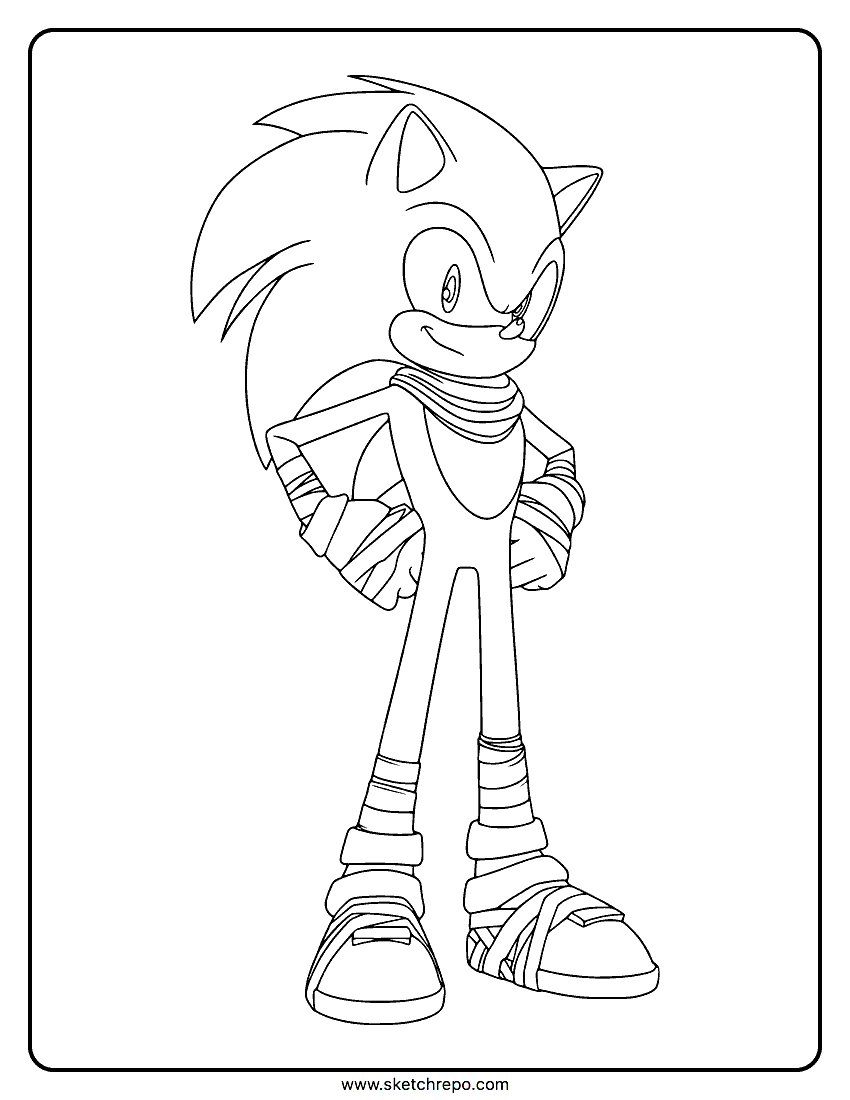 Sonic coloring pages â sketch repo