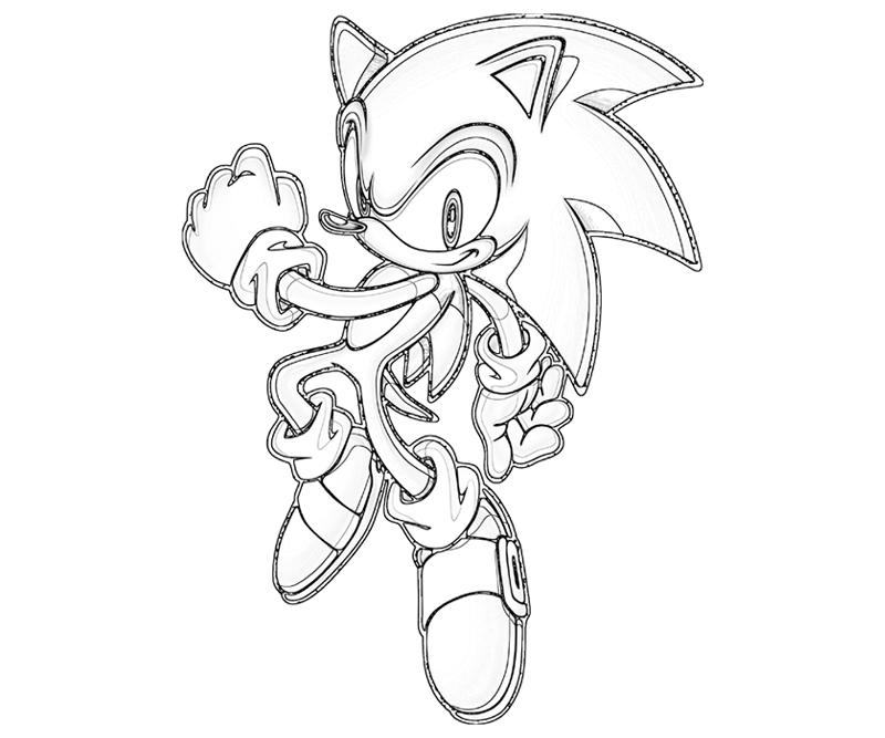 Free printable sonic the hedgehog coloring pages for kids