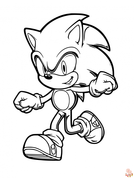 Sonic coloring pages printable colorful fun for everyone