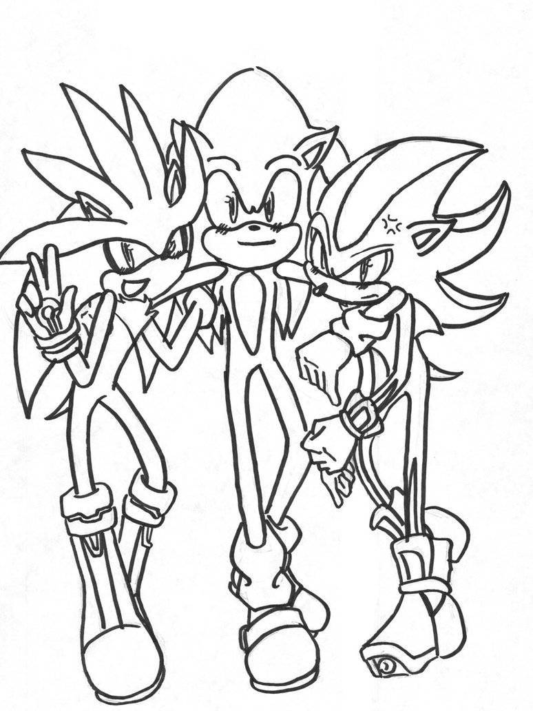 Free printable sonic the hedgehog coloring pages for kids