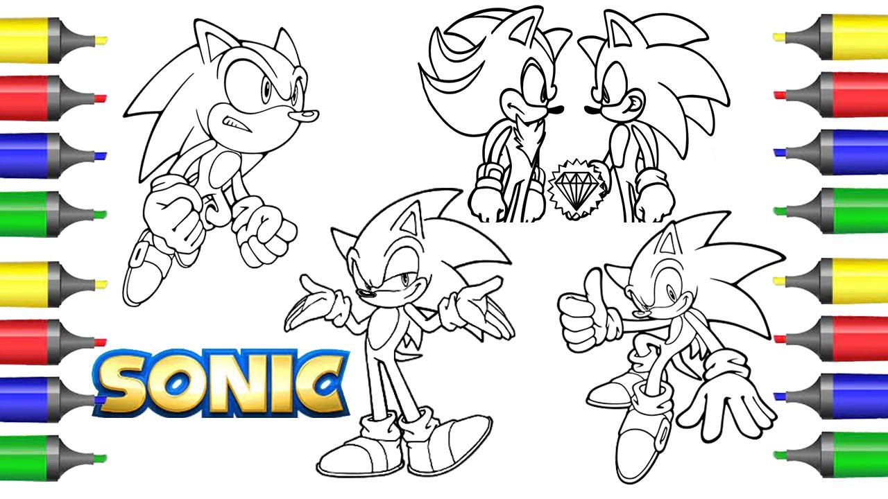 Sonic coloring pagessonic coloring usic ncs