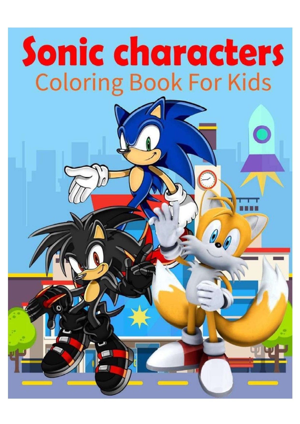 Sonic the hedgehog coloring book