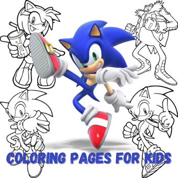 Sonic coloring pages sonic hedgehog characters coloring pages for kids