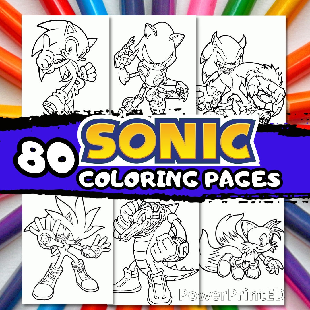 Sonic coloring pages sonic printable coloring sheets for kids a format for childrens creativity kid coloring pages
