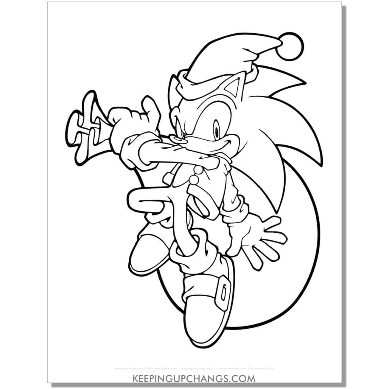 Free sonic the hedgehog coloring pages popular printables