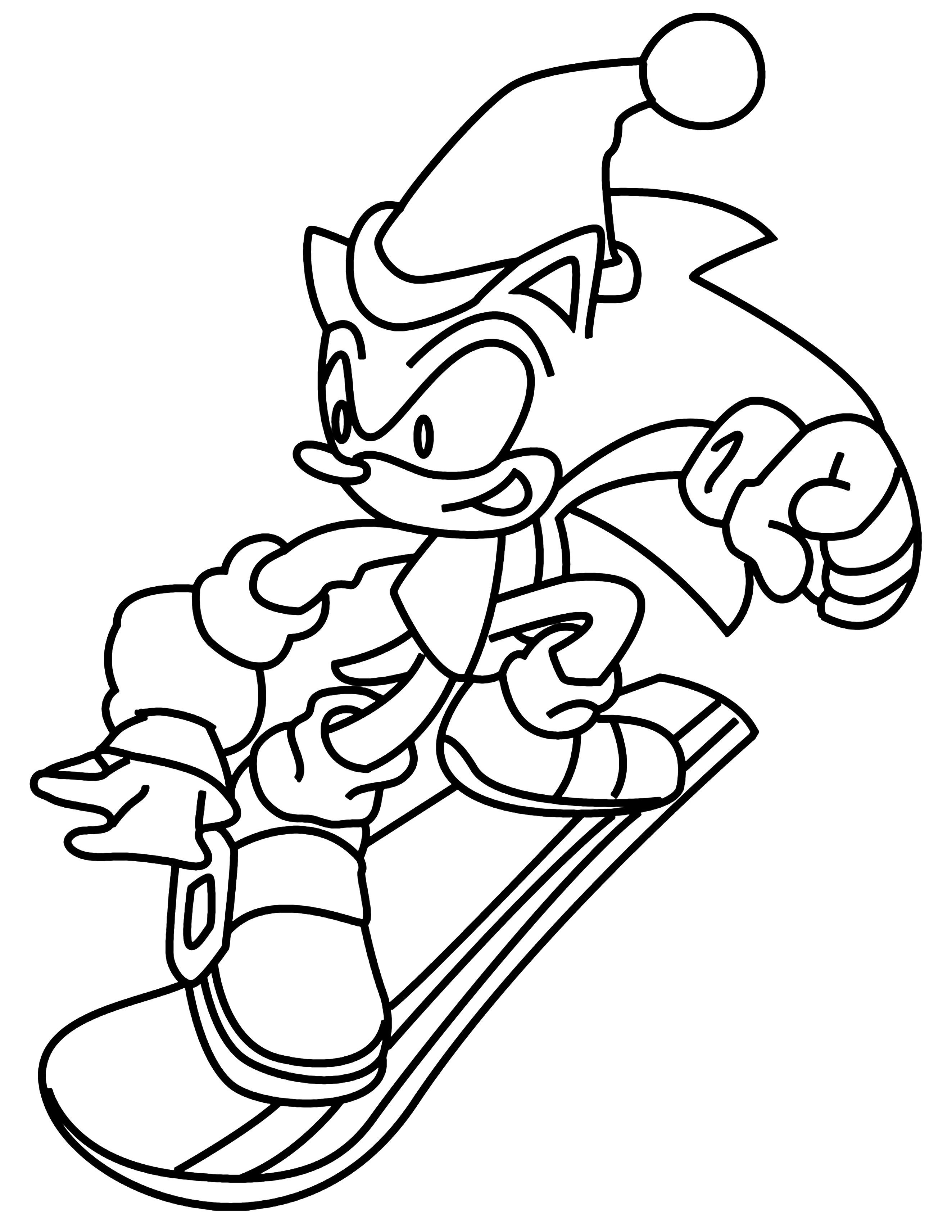 Sonic coloring pages for kids christmas coloring pages coloring pages for kids cute coloring pages