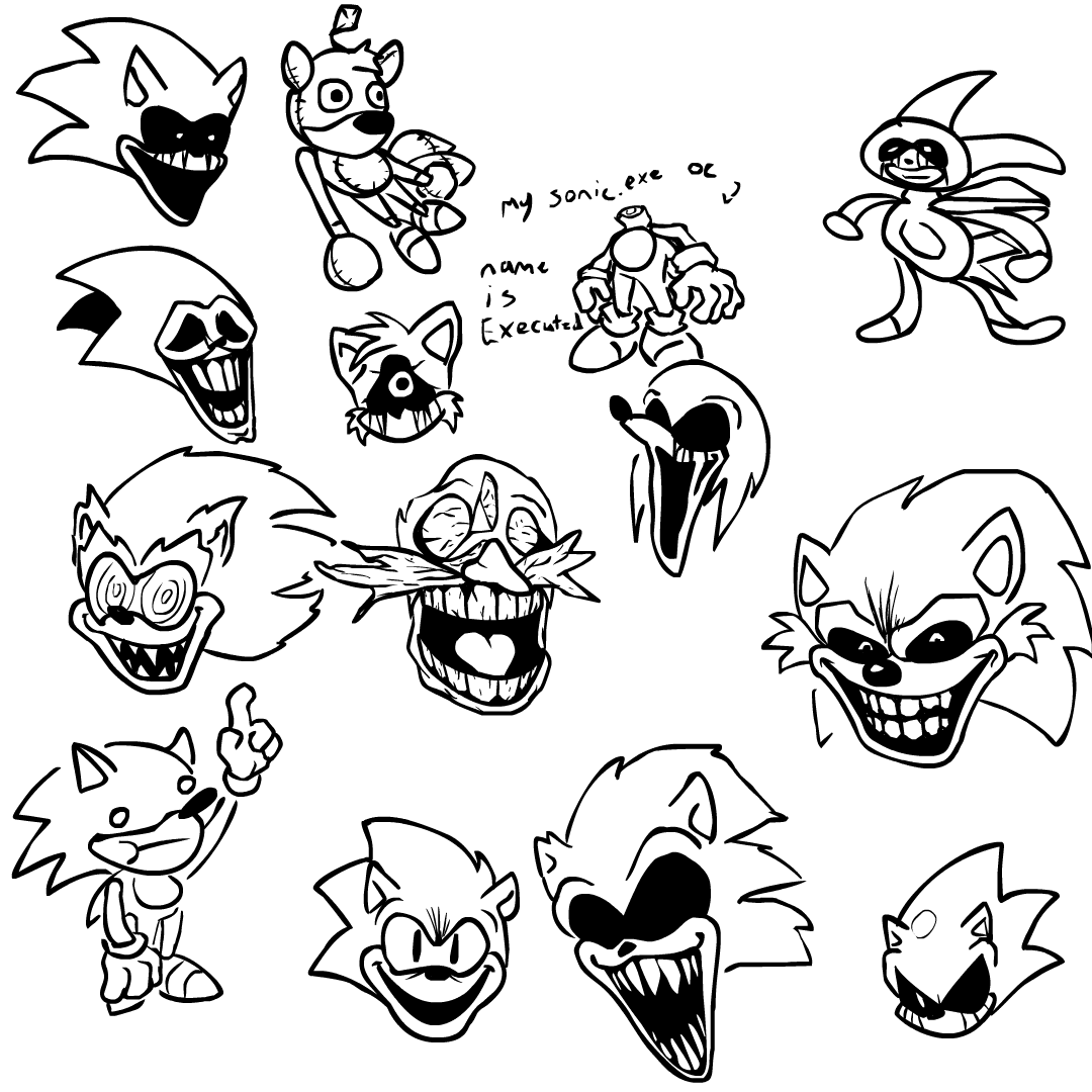 Romber on x sketches of the fnf sonic exe mod its really good you should listen to sunshine and chaos fnf fridaynightfunkin sonicexefnf httpstcodthzgnvvl x