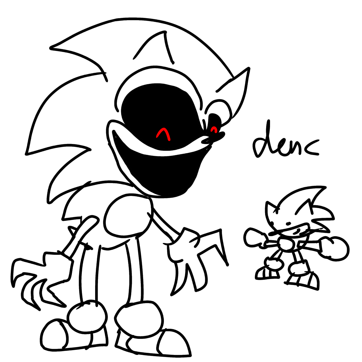 Dencsunky and sonic exe