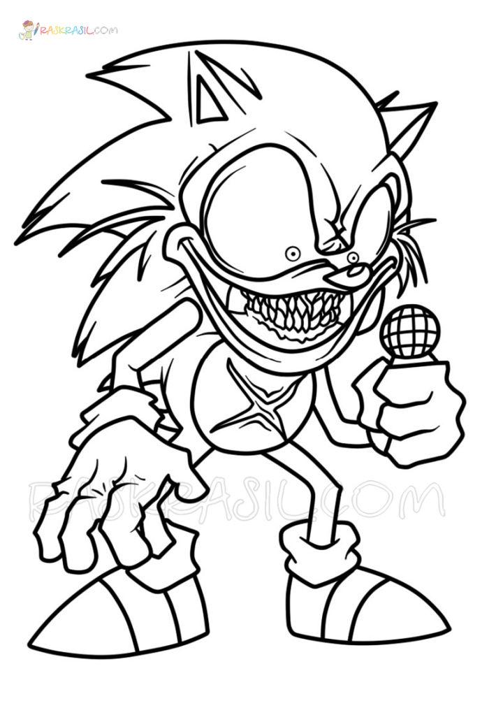 Free sonic coloring pages for kids and adults