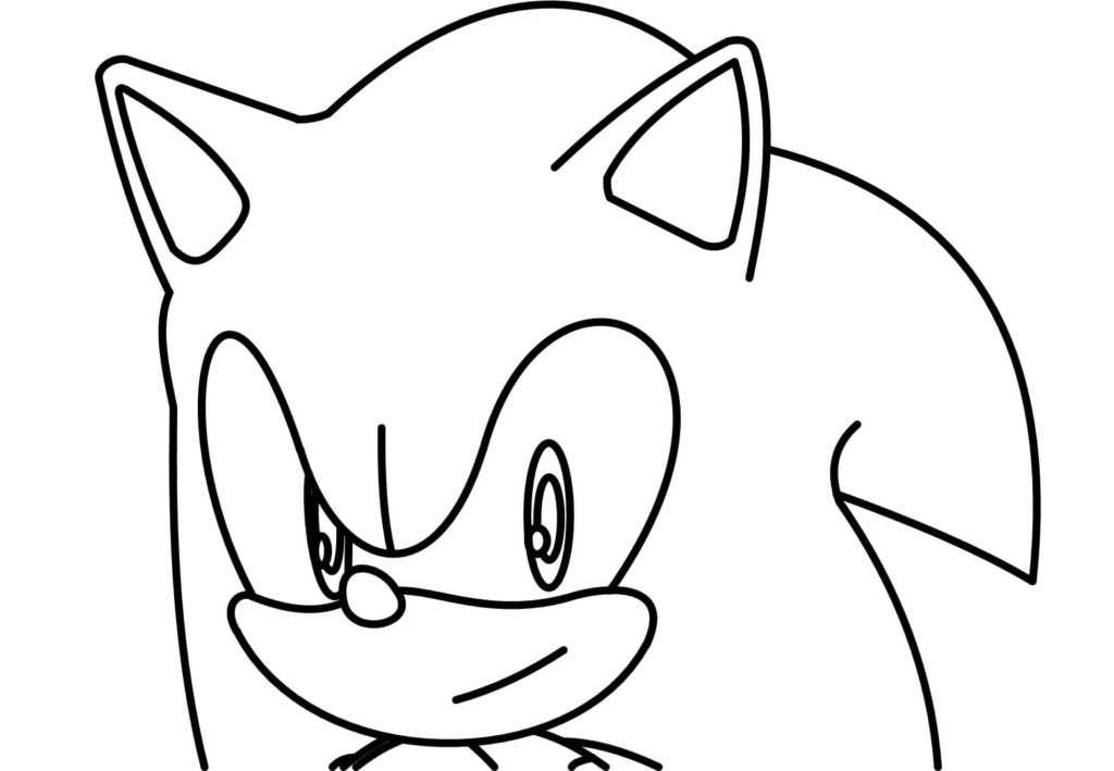 Sonic the hedgehog coloring pages pieces print for free