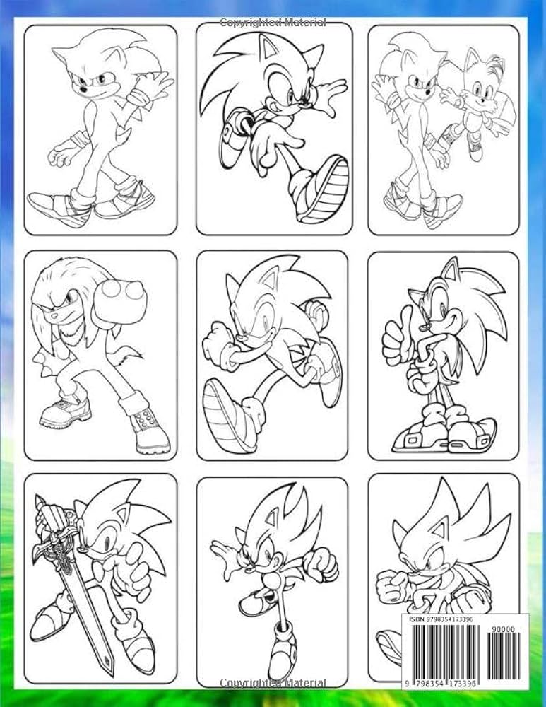 Ððððð the hedgehog coloring book new edition ððððð coloring book for kids ages