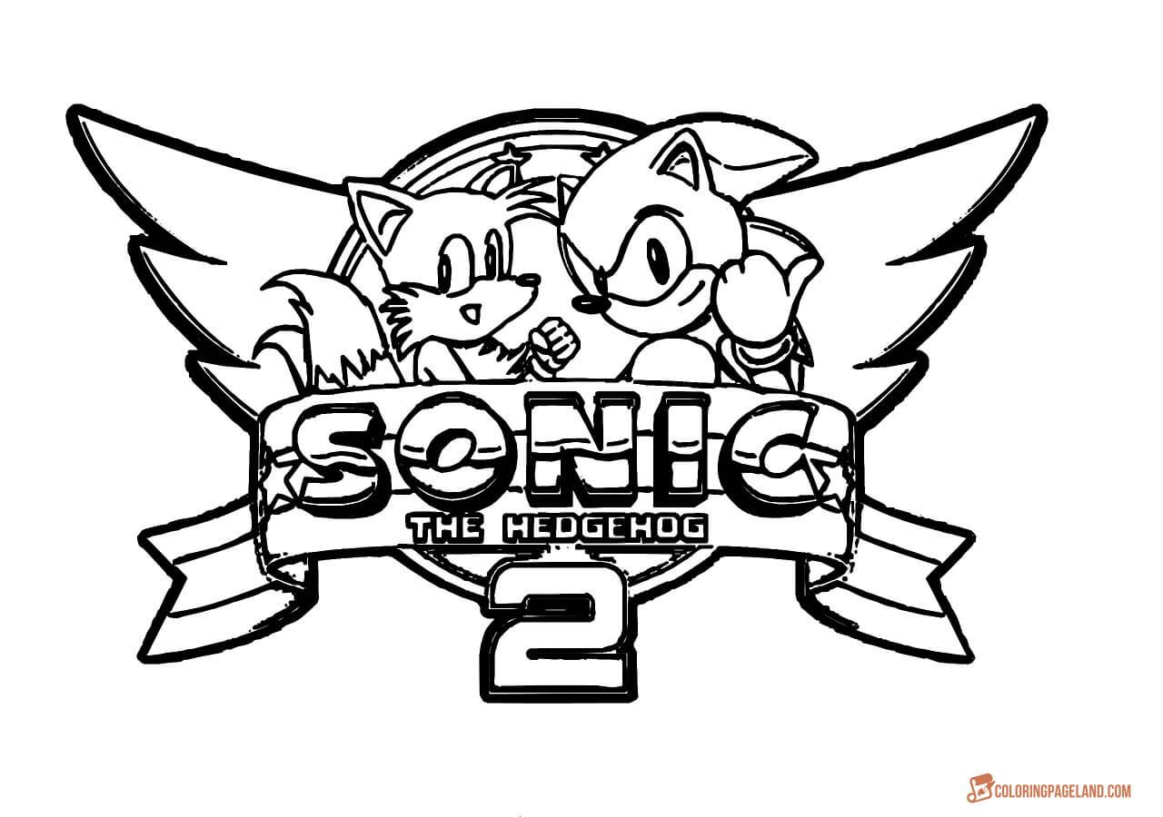 Sonic games coloring pages