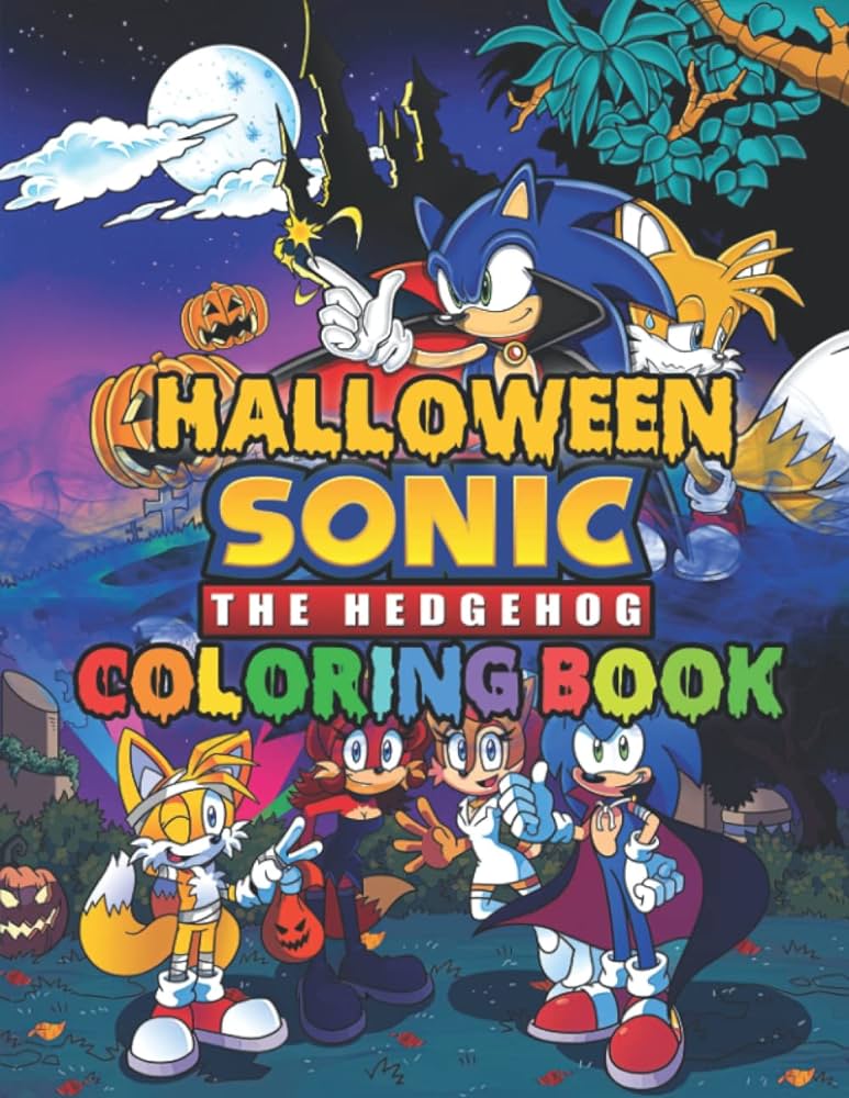 Ððððªð the hedgehog halloween coloring book for kids super cute and funny coloring book for kids ages