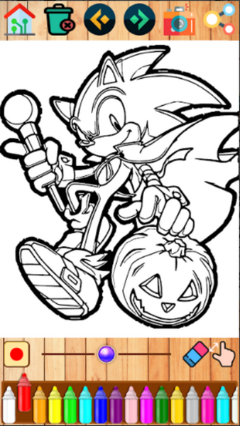 Sonic coloring book for android