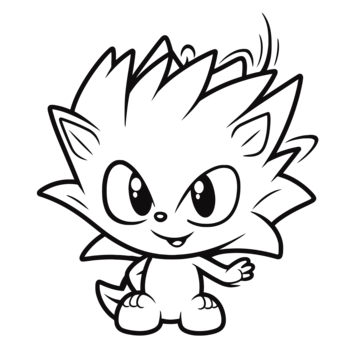 Sonic the hedgehog coloring page outline sketch drawing vector wing drawing ring drawing hedgehog drawing png and vector with transparent background for free download