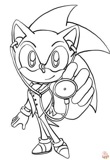 Sonic coloring pages free printable pages for kid by stephansavage on